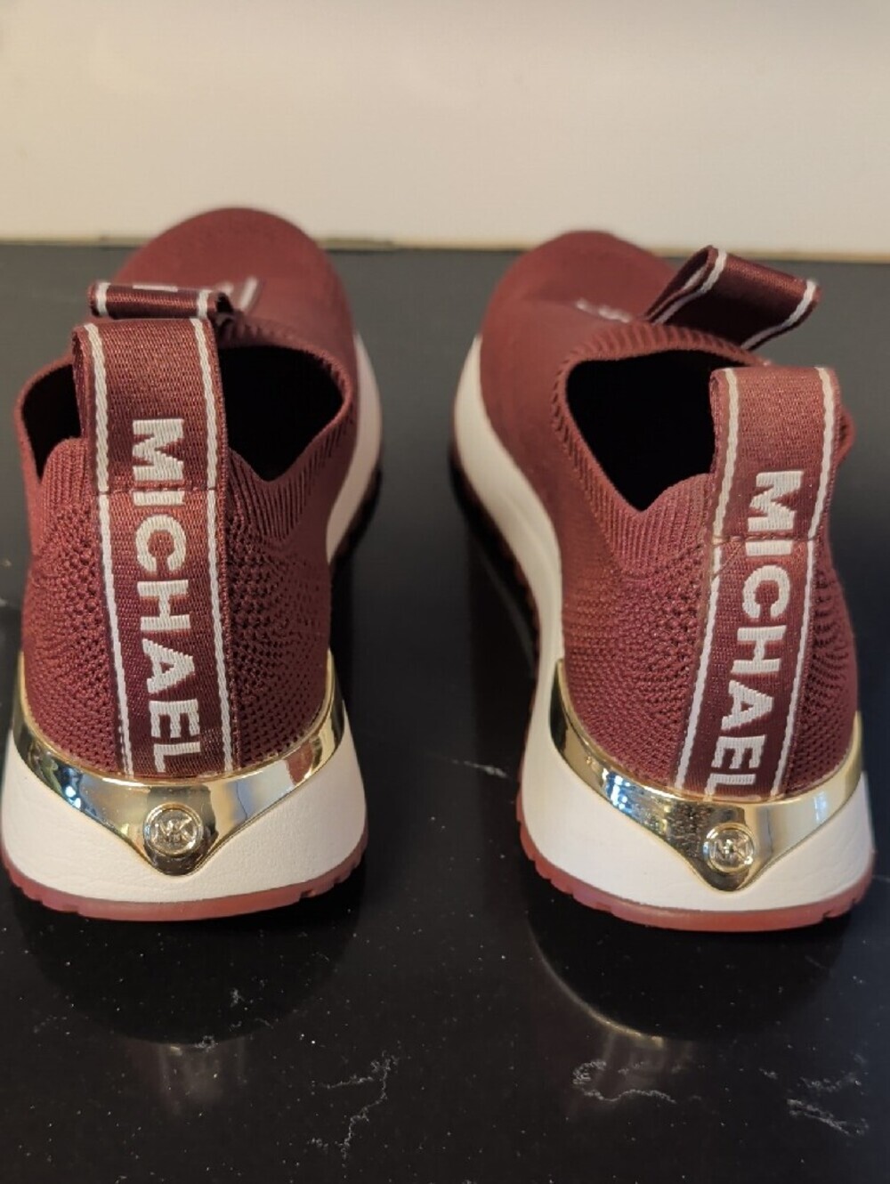 MICHAEL KORS Bodie Women's Slip-On Knit Sneakers Size 7 Used Exc - Picture 5 of 9